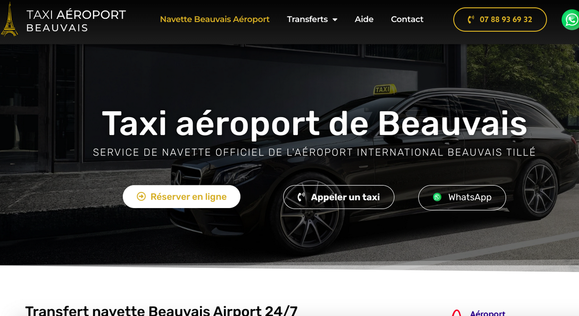 Taxi Beauvais Aéroport