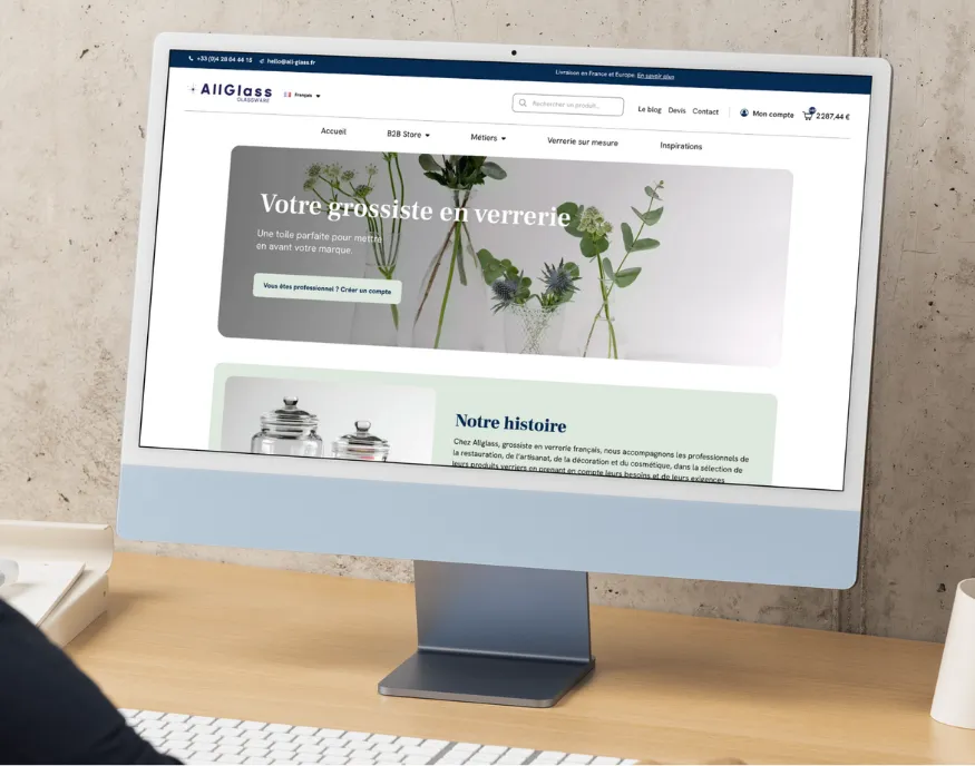 site web prestashop sur mesure