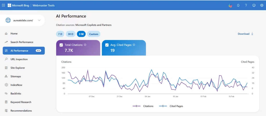 bing webmaster tool