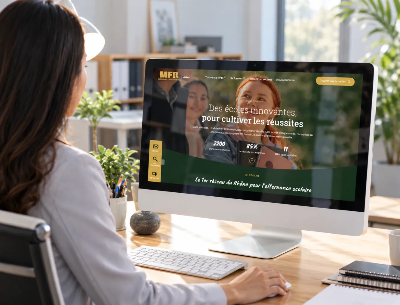 Création d'un site internet sur-mesure par notre agence web à Saint-Fons